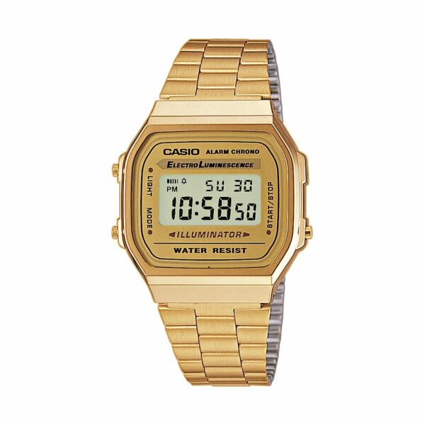 Casio Unisexuhr Vintage A168WG-9EF Edelstahl