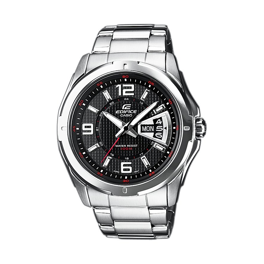 Casio Herrenuhr Edifice Classic EF-129D-1AVEF Edelstahl