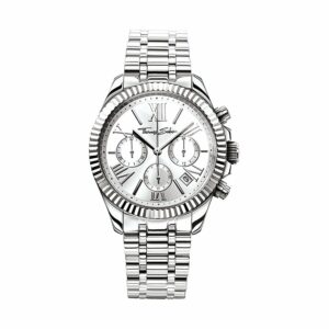 Thomas Sabo Chronograph Sterling Silver WA0253-201-201-38 mm Edelstahl