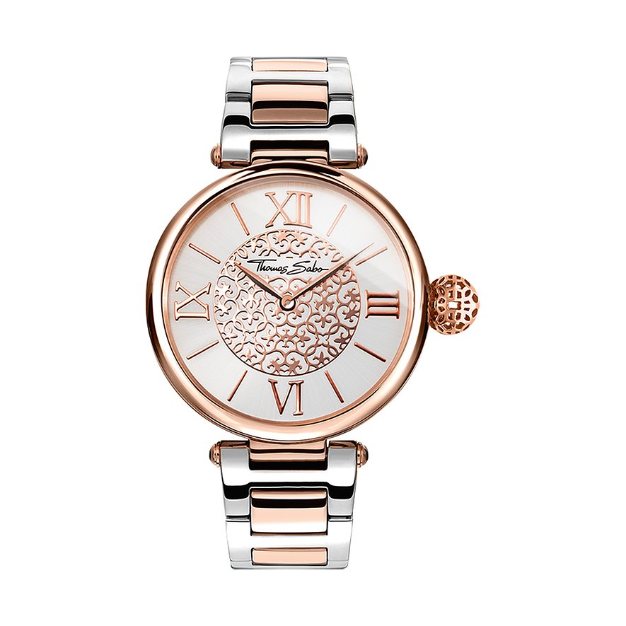 Thomas Sabo Damenuhr Sterling Silver WA0257-277-201-38 mm Edelstahl