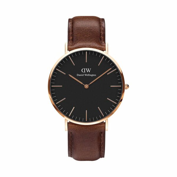 Daniel Wellington Unisexuhr Classic Black DW00100125 Edelstahl