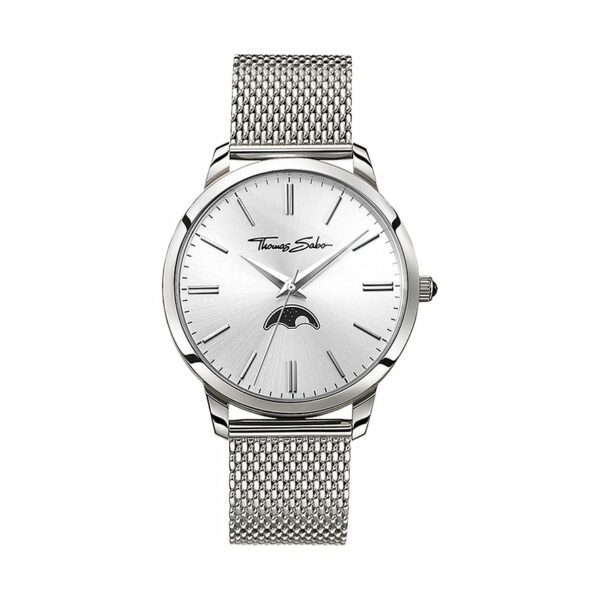 Thomas Sabo Herrenuhr Rebel at heart WA0324-201-201-42 mm Edelstahl