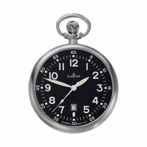 Dugena Taschenuhr 4288289-1 Edelstahl