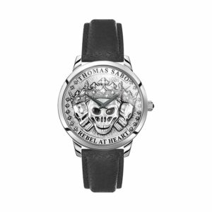 Thomas Sabo Herrenuhr Rebel at heart WA0355-203-201-42 mm Edelstahl