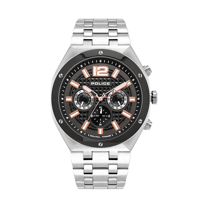 Police Chronograph PL15995JSTU.61M Metall