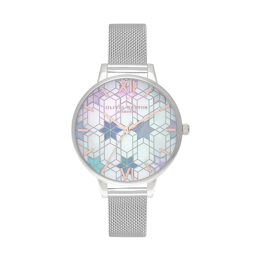 Olivia Burton Damenuhr OB16IQ01 Edelstahl