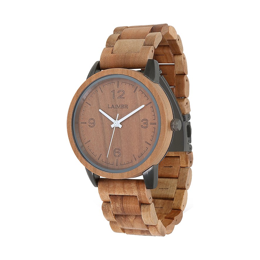 Laimer Herrenuhr EDDI  U-0085 Holz