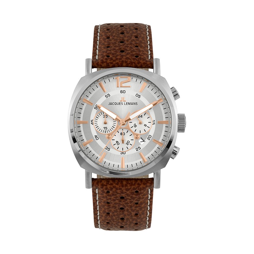 Jacques Lemans Chronograph Sport 1-1645.1D Edelstahl