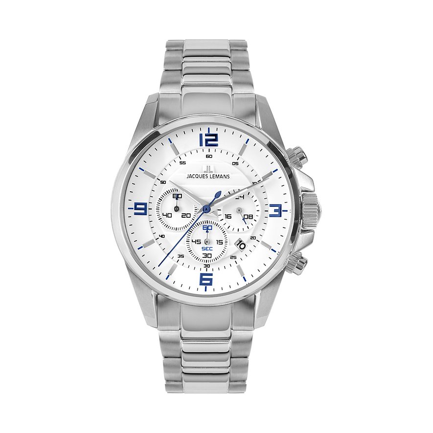 Jacques Lemans Chronograph Sport 1-2118E Edelstahl