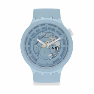 Swatch Herrenuhr Bioceramic SB03N100 Kunststoff