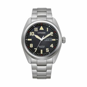 Citizen Herrenuhr Super Titanium Eco Drive BM8560-88EE Titan