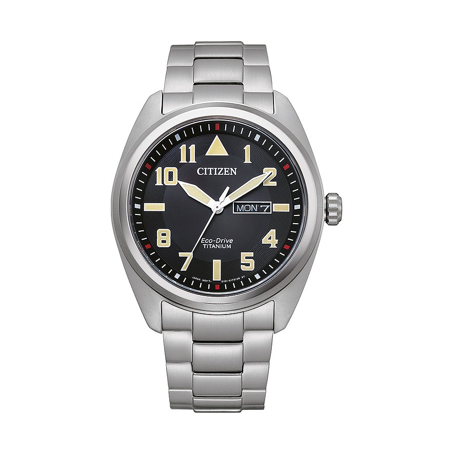 Citizen Herrenuhr Super Titanium Eco Drive BM8560-88EE Titan