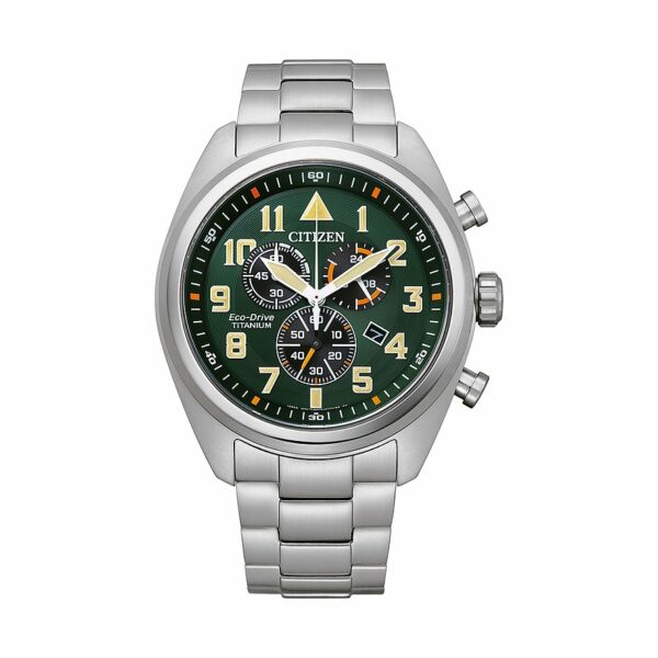 Citizen Chronograph Super Titanium Eco Drive  AT2480-81X Titan