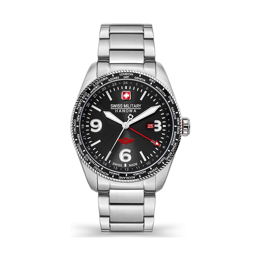 Swiss Military Hanowa Herrenuhr City Hawk SMWGH2100904 Edelstahl