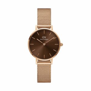 Daniel Wellington Damenuhr Petite Amber DW00100476 Edelstahl