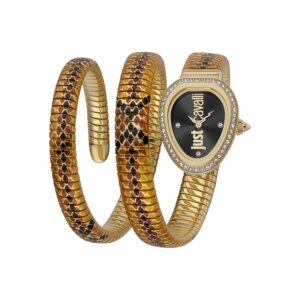 Just Cavalli Damenuhr Signature Snake JC1L163M0065 Edelstahl