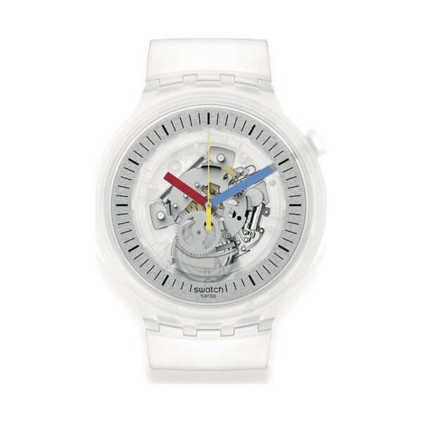 Swatch Unisexuhr SB01K100 Kunststoff