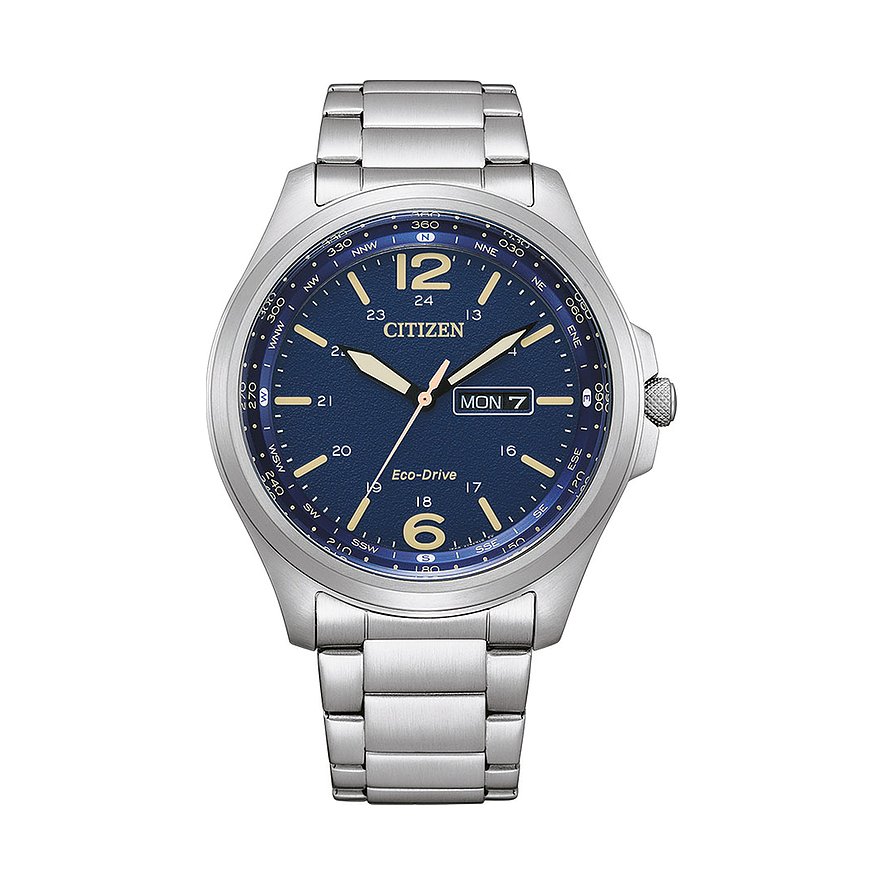 Citizen Herrenuhr Eco Drive AW0110-82LE Edelstahl