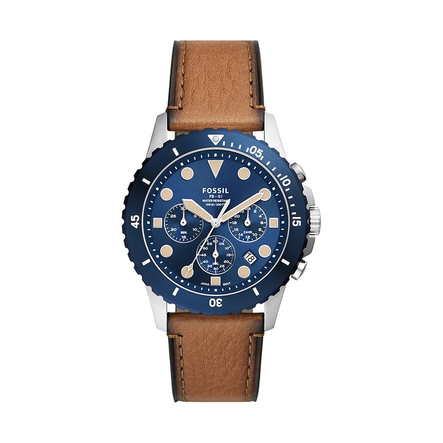 Fossil Chronograph FB-01 FS5914 Edelstahl