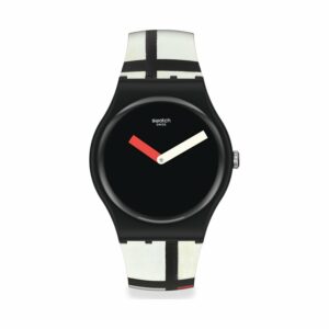 Swatch Unisexuhr SUOZ344 Kunststoff