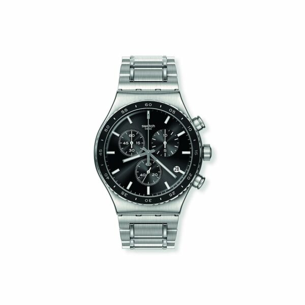 Swatch Herrenuhr YVS495G Edelstahl