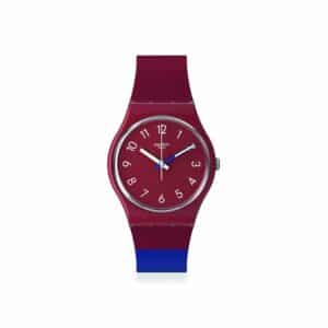 Swatch Unisexuhr SO28R112 Kunststoff