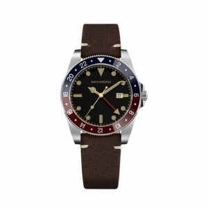 Watchpeople Herrenuhr Brown Sugar Flat Iron GMT WP BSG022-02 Edelstahl