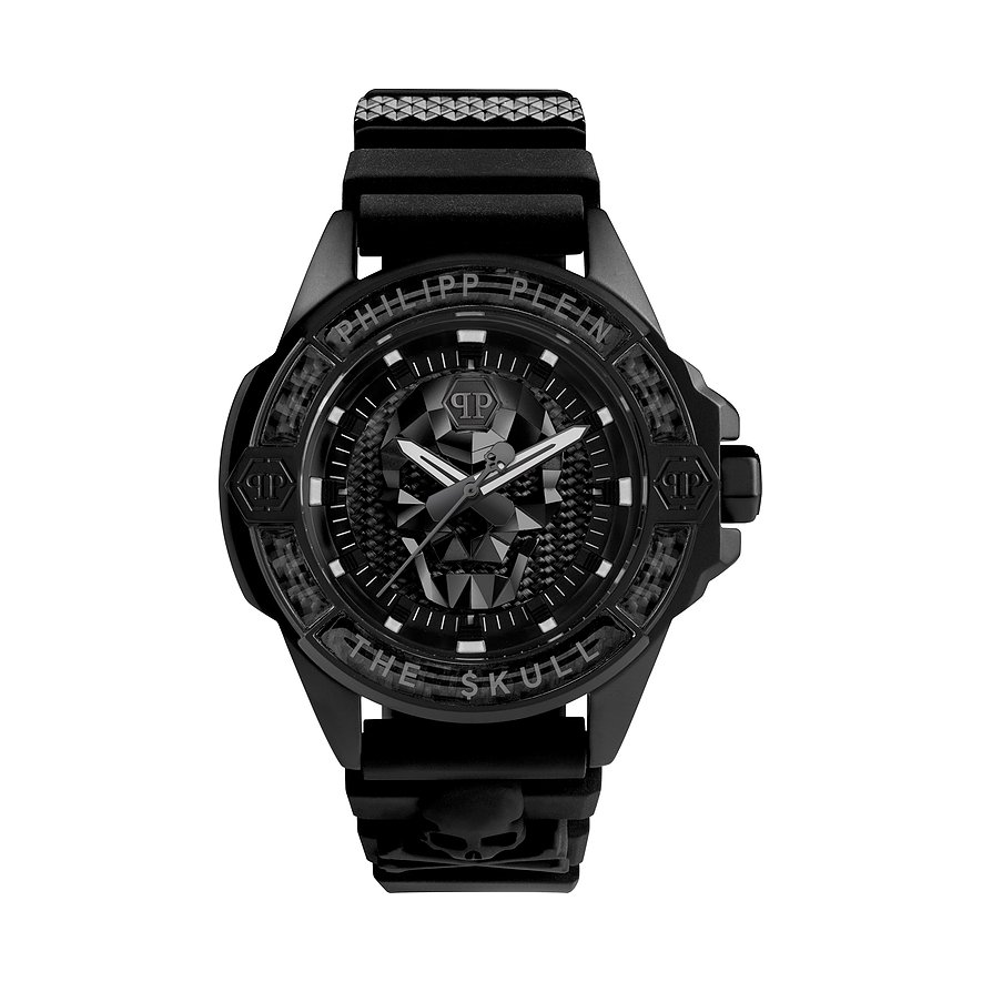 Philipp Plein Herrenuhr The Skull Carbon Fiber PWAAA2022 Edelstahl