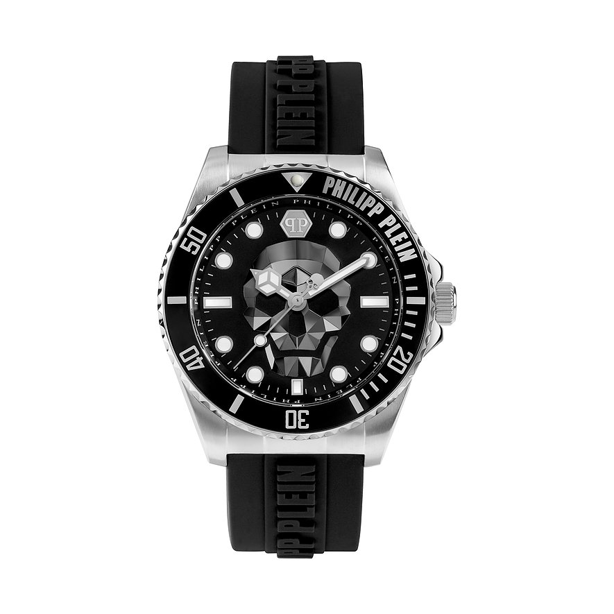 Philipp Plein Herrenuhr The Skull diver PWOAA0122 Edelstahl